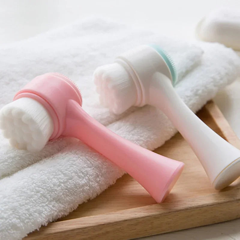 Escova Facial 2 em 1 – Massagem & Esfoliação